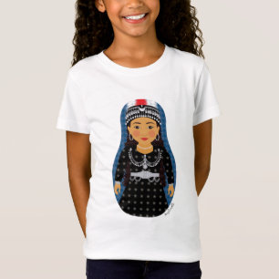 Assyrian Girl Matryoshka Girls Baby Doll (Fitted) T-Shirt