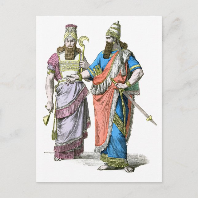Assyrian High Priest and King Postcard (Front)