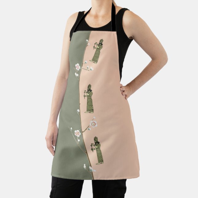 Assyrian King All-Over Print Apron (Insitu)