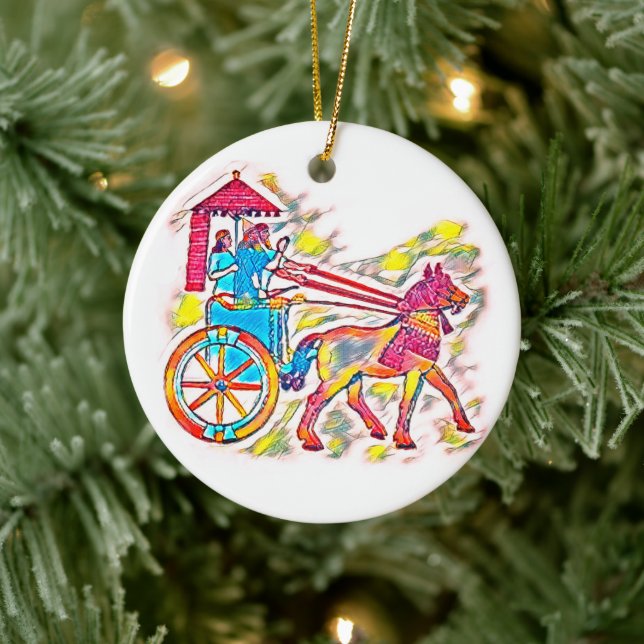 Assyrian King Ceramic Tree Decoration (Tree)