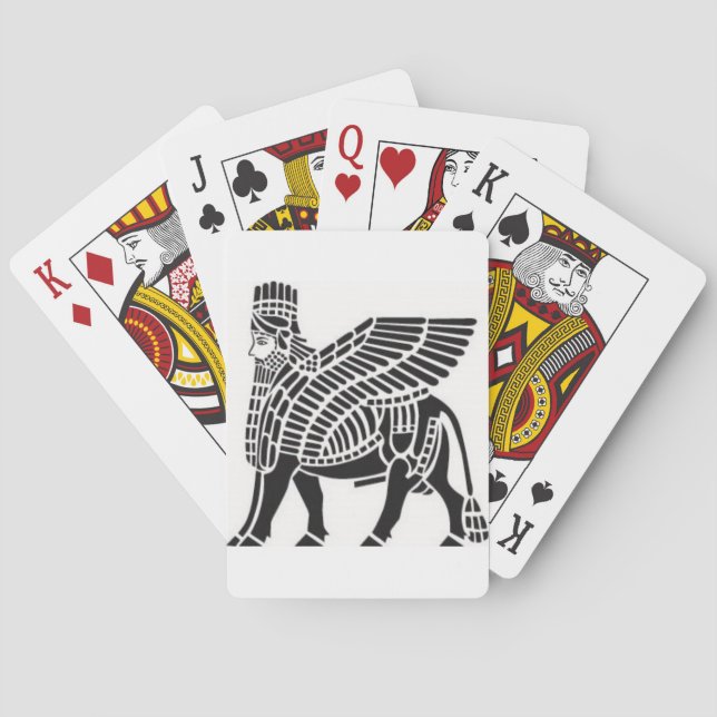 Assyrian Lamassu Playing Cards (Back)