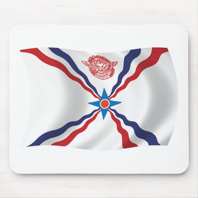 Assyrian Nation Flag Mousepad (Front)