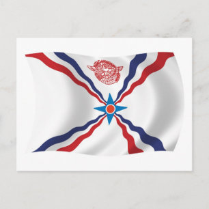 Assyrian Nation Flag Postcard