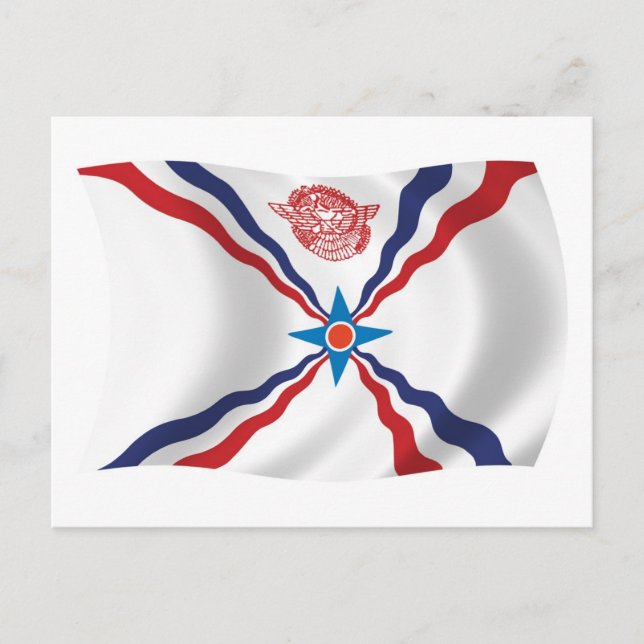 Assyrian Nation Flag Postcard (Front)