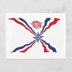 Assyrian Nation Flag Postcard