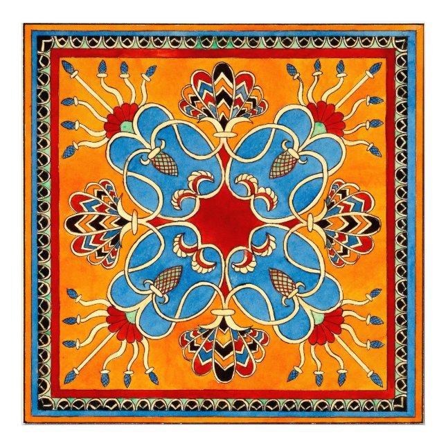 Assyrian Ornament Photo Print (Front)