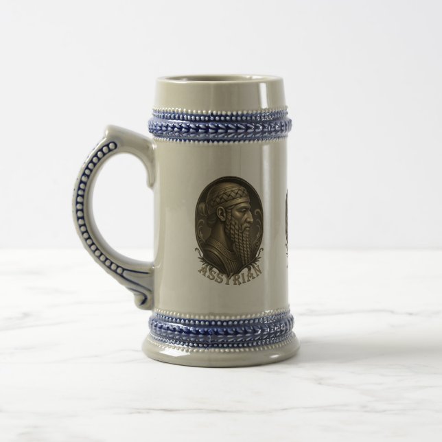 Assyrian ( SARGON )Mug Beer Stein (Left)