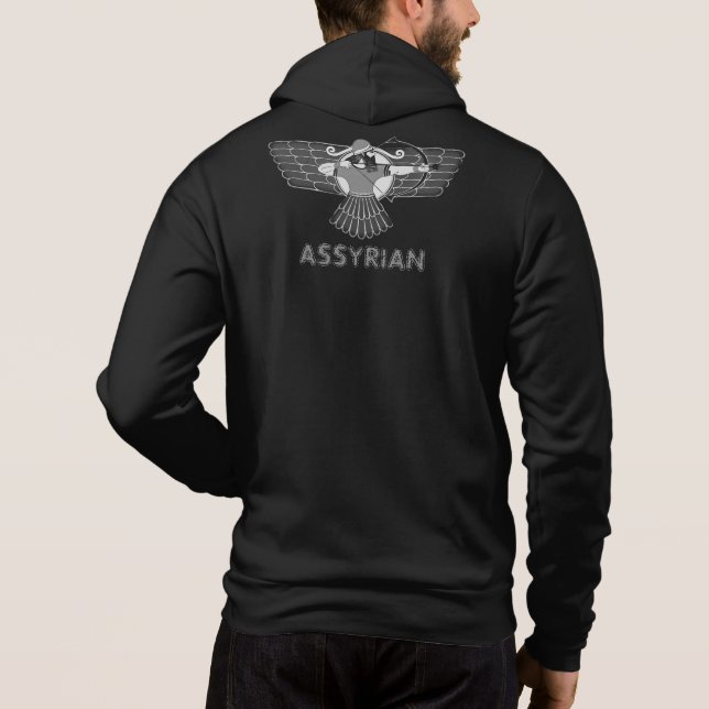 Assyrian T-Shirt Hoodie (Back)