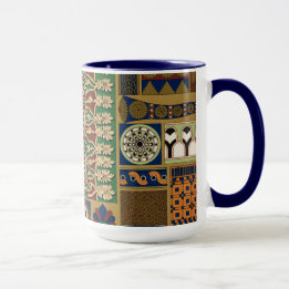 Assyrian Vintage Pattern Mug