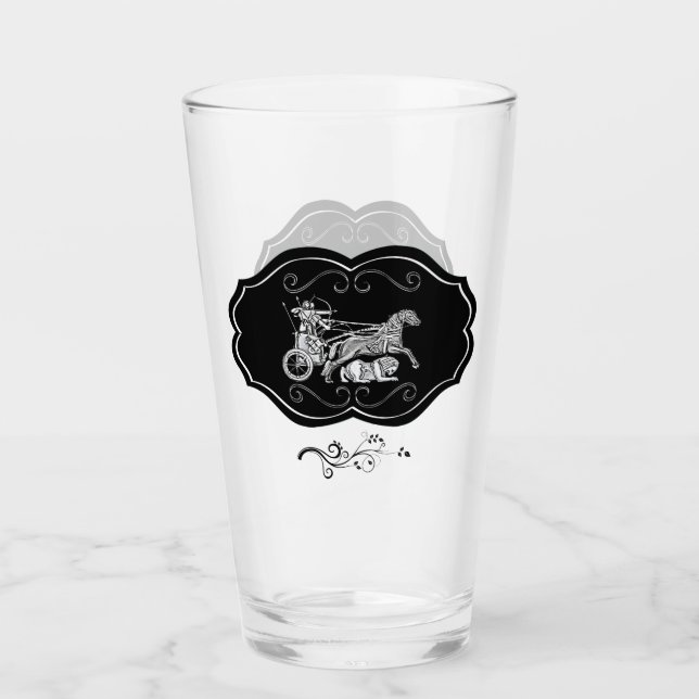 Assyrian Warriors Glass Cup (Front)