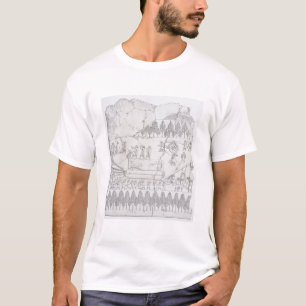 Assyrians moving a Winged Bull on a Sledge, from ' T-Shirt