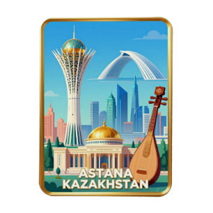 Astana Bayterek Tower Travel Magnet