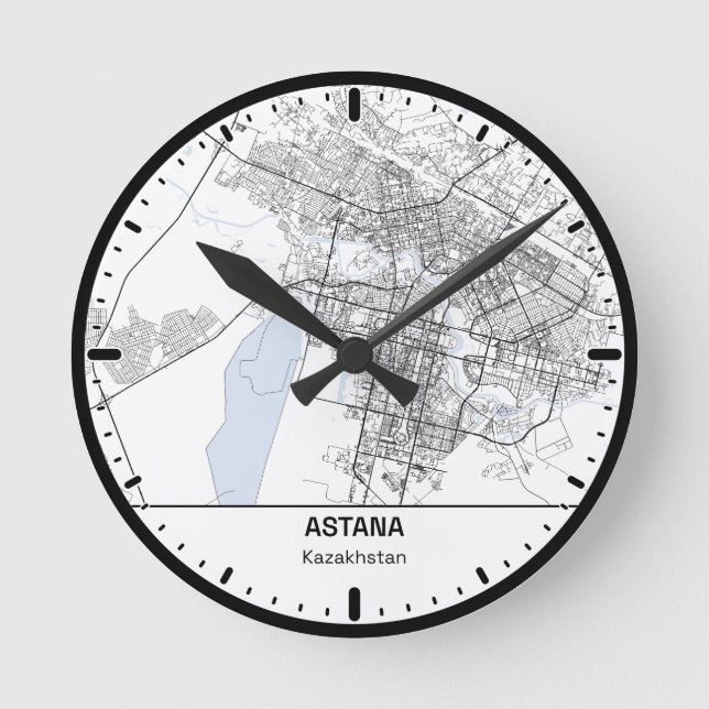 Astana Clock City Line Art (Front)