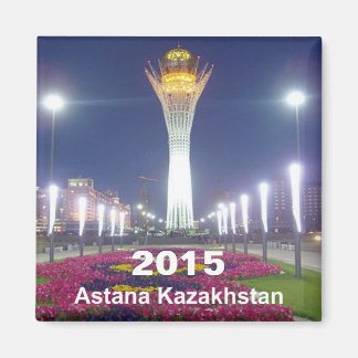 Astana Kazakhstan Travel Fridge Magnet Change Year