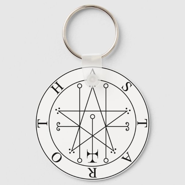 Astaroth Simbol Key Ring (Front)