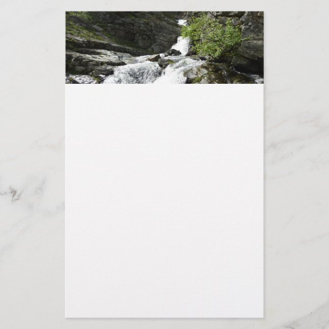 Aster Creek at Glacier National Park Stationery (Front)