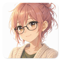 Aster™ Cute Aesthetic Girl Sticker Cozy Vibes