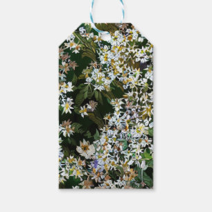 ASTER FLOWERS GIFT TAGS