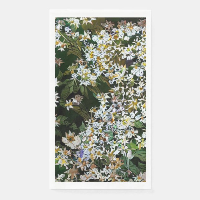 ASTER FLOWERS NAPKIN (Front)