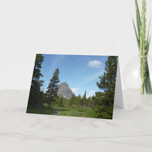 Aster Park Trail at Glacier National Park Card (Front)