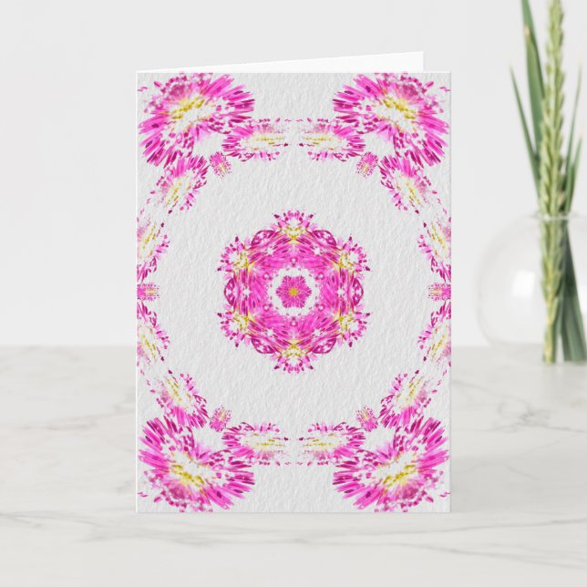 Aster Water Colour Card (Front)