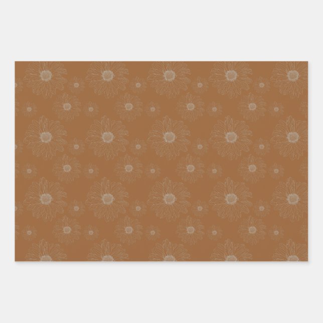 Aster Wrapping Paper Sheet (Front)