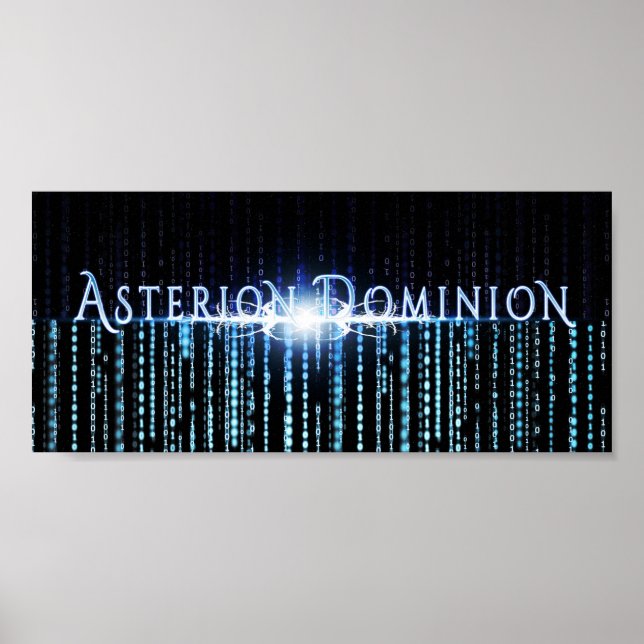 Asterion Dominion Logo (10x4.5) Poster (Front)