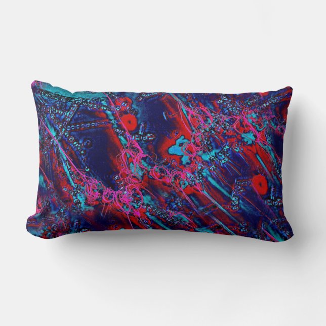 Asterionellopsis in Red Lumbar Cushion (Front)