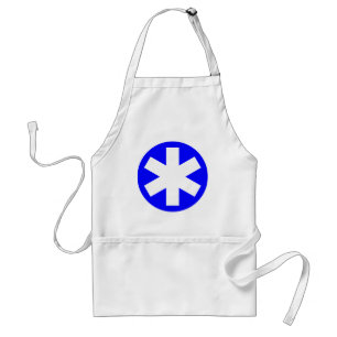 Asterisk - Blue Standard Apron