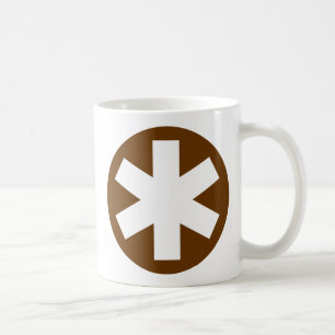 Asterisk - Brown Coffee Mug