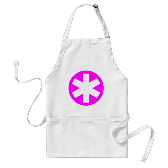 Asterisk - Magenta Standard Apron (Front)