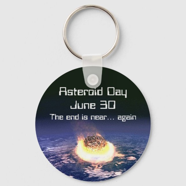 Asteroid Day June 30 Key Ring (Front)