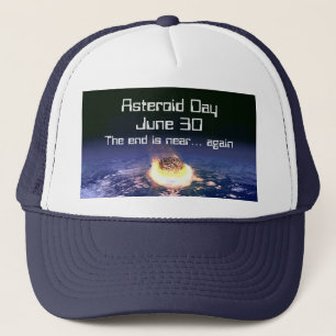 Asteroid Day June 30 Trucker Hat