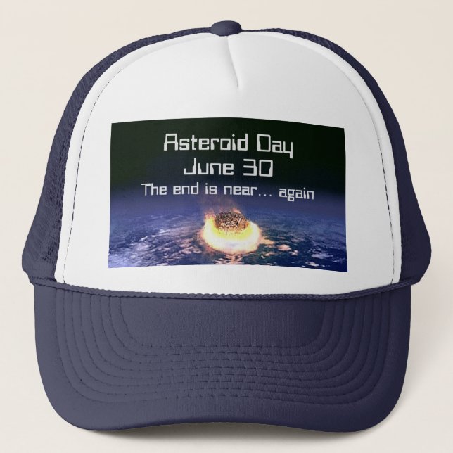 Asteroid Day June 30 Trucker Hat (Front)