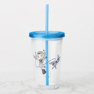 Asteroid Girl Acrylic Tumbler