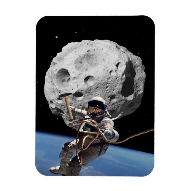 Asteroid Miner Magnet (Vertical)