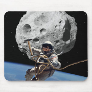 Asteroid Miner Mouse Pad
