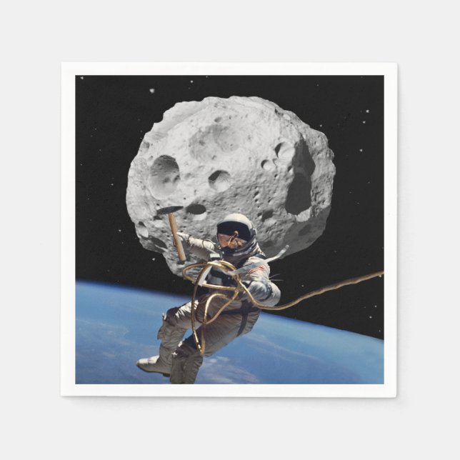 Asteroid Miner Napkin (Front)