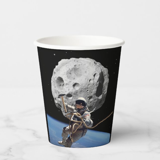 Asteroid Miner Paper Cups (Front)