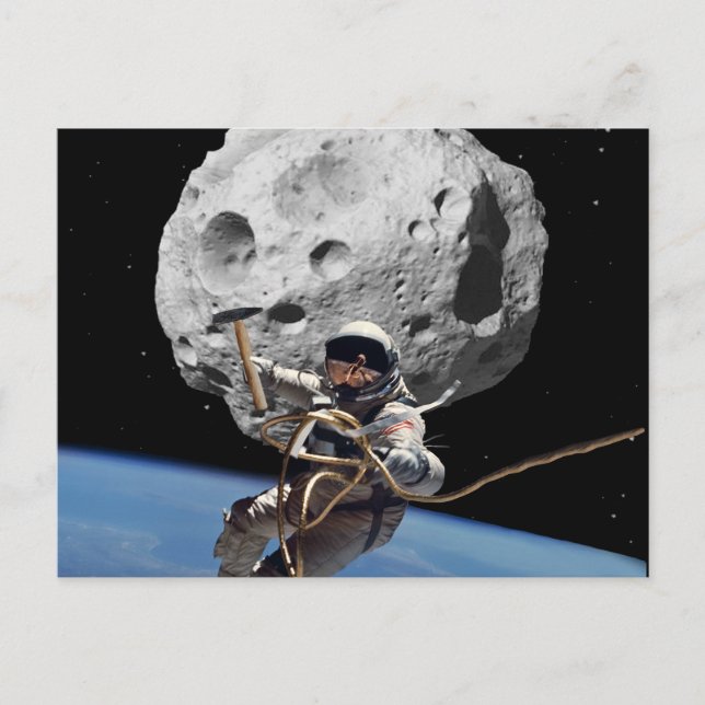Asteroid Miner Postcard (Front)