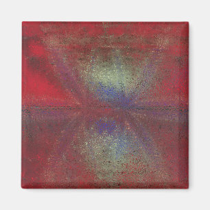Asteroid Strike Digital Abstract Magnet