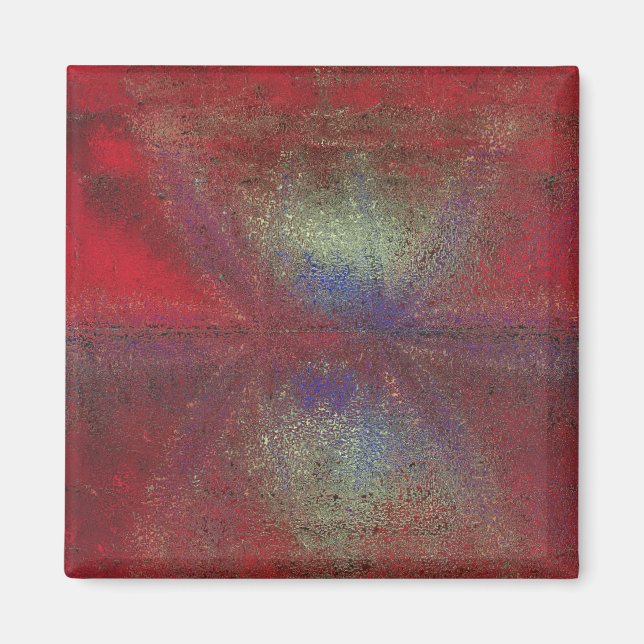 Asteroid Strike Digital Abstract Magnet (Front)