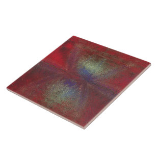 Asteroid Strike Digital Abstract Tile