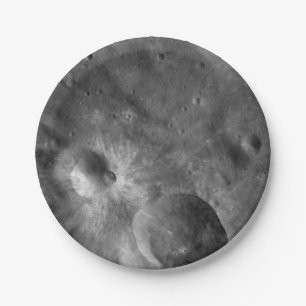 Asteroid Vesta Craters Paper Plate