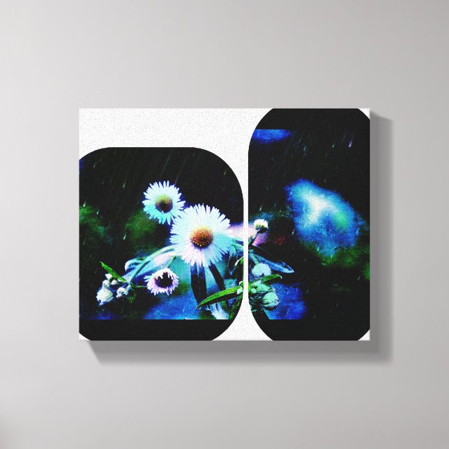 Asters Aglow Apiece Canvas print (Front)