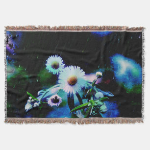Asters Aglow Throw Blanket