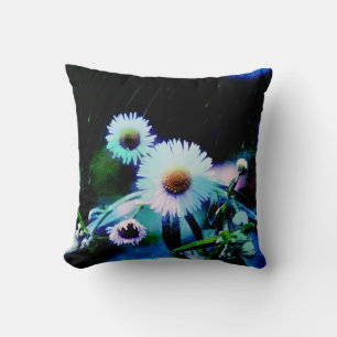 Asters Aglow Throw Pillow