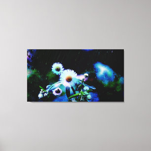 Asters Aglow Wrapped Canvas Prints