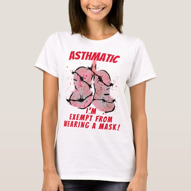 Asthma No Mask Shirt (Front)