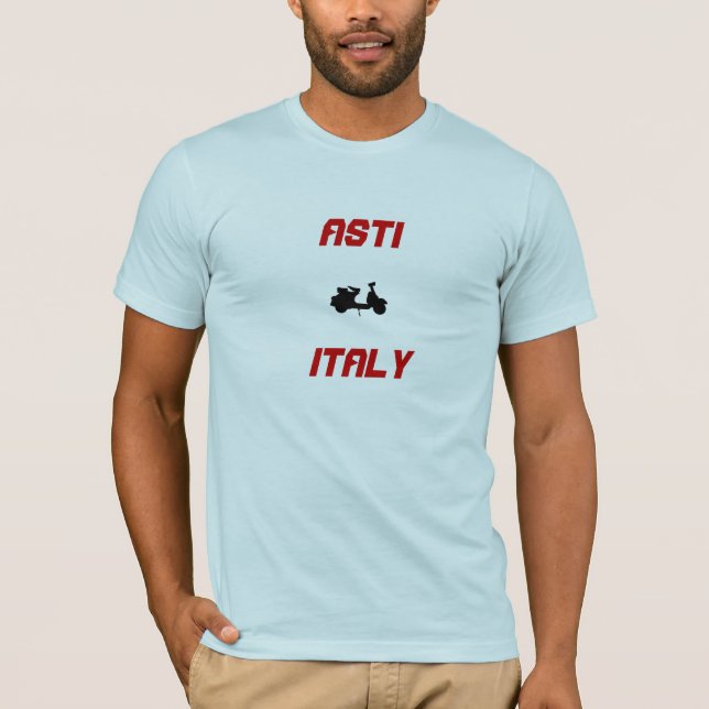 Asti, Italy Scooter T-Shirt (Front)